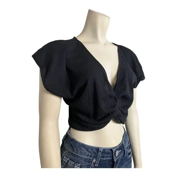 Project Social T NWT Festival Top Shirt Blouse Concert Crop y2k Tank Ribbed New - Picture 2 of 7